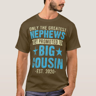 T-shirt Nouveau Nephew promu à Big Cousin 2020 Pregnan