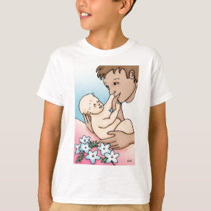 T-shirt Nouveau papa et bébé