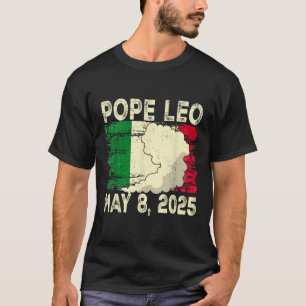 T-shirt Nouveau Pape Leo Pape Italien Leo 2025