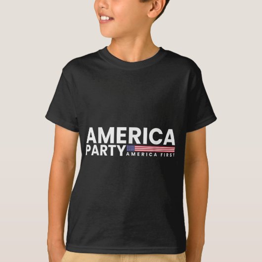 T-shirt Nouveau Parti politique Amérique Parti 25 Hommes F (Devant)