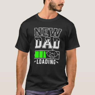 T-shirt Nouveau père Chargement Genre Révéler Grossesse An