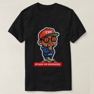 T-shirt Nouveau personnage de dessin animé T.R.K debout su