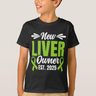 T-shirt Nouveau propriétaire de foie estimé 2025 - Receveu