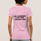 T-shirt Nouveau rectangle de logo de TeamPink (Dos)