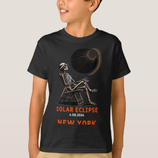 T-shirt Nouveau Souvenir de York Squelette d'Éclipse Solai