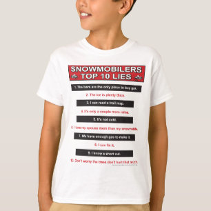 T-shirt Nouveau-top-10-lies-Grand-Rouge