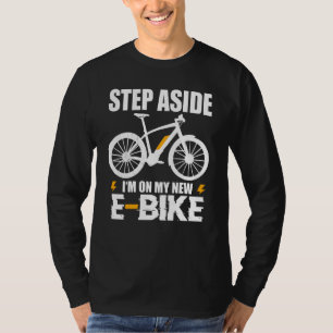 T-shirt Nouveau Vélo E Drôle Dire Vieux Père Papa Cycliste