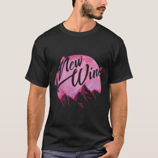 T-shirt Nouveau vin (Devant)