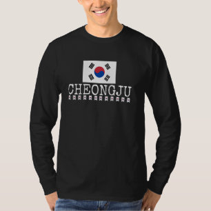T-shirt Nouveauté Cheongju City Corée du Sud Voyage vacanc