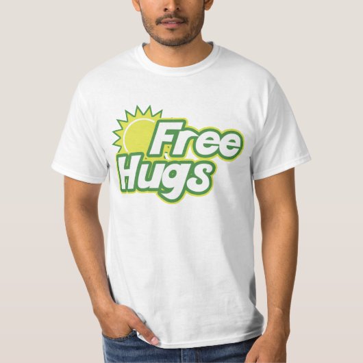 T-shirt Nouveauté de Free Hugs (Devant)