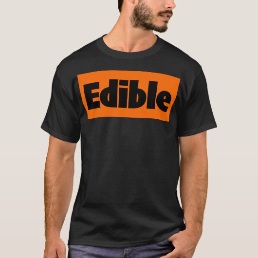 T-shirt Nouveauté d'impression comestible (Devant)