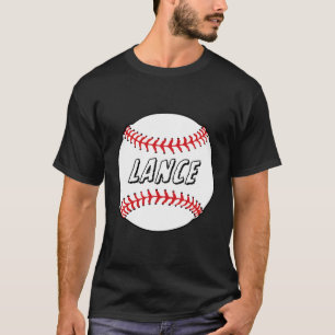 T-shirt Nouveauté Nom personnalisé Lance Sports Célébratio