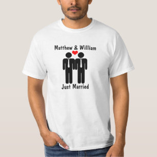 T-shirt Nouveautés Met Deux Pièces Avec Coeur Personnalisa