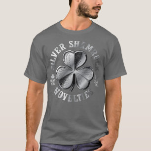 T-shirt Nouveautés Shamrocks en argent
