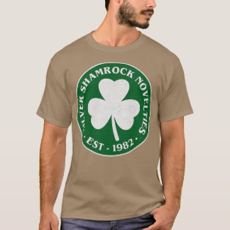 T-shirt Nouveautés Shamrocks en argent Halloween
