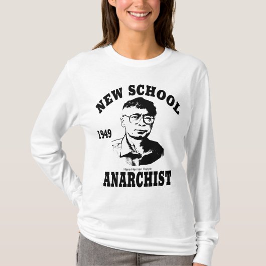 T-shirt Nouveaux anarchistes -- Hans-Hermann Hoppe (Devant)