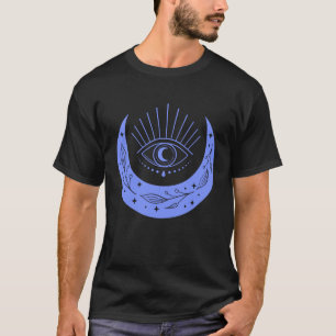 T-shirt Nouvel Âge Troisième Lune OEil Witchy Reiki Yoga S