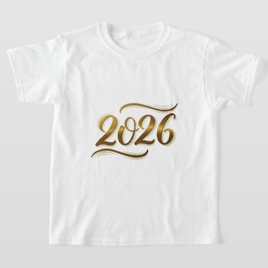 T-shirt Nouvel An 2026 (Poser)
