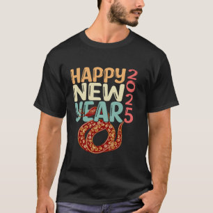 T-shirt Nouvel An chinois 2025 Année du serpent Bonne Nouv