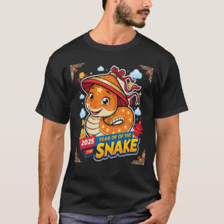 T-shirt Nouvel An Chinois 2025 Année Du Serpent Lunaire No