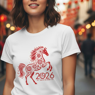T-shirt Nouvel an chinois du Fire Horse 2026