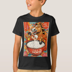 T-shirt Nouvel An Chinois du zodiaque de l'année du cheval
