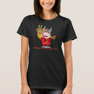 T-shirt Nouvel An chinois mignon du x avec le dragon