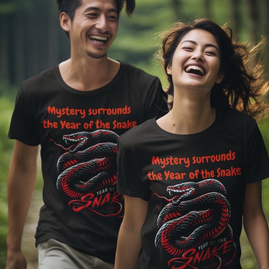 T-shirt Nouvel an chinois montrant l'année du serpent 2025