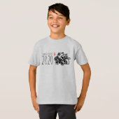 T-shirt Nouvel An chinois Papier coupé en métal Fruit Rat  (Devant entier)