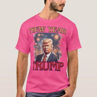 T-shirt Nouvel An drôle Trump Bonne année