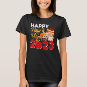 T-shirt Nouvel An Eve Party Fournitures 2023 Bonne année 7