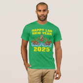 T-shirt Nouvel An Lao 2Naga 2025 (Devant entier)
