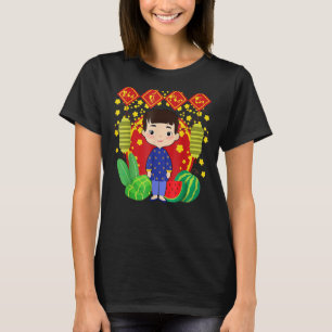 T-shirt Nouvel An Luno Vietnamien Nhu Y Phat Tai Enfants R
