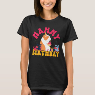T-shirt Nouvel anniversaire du mignon hamster Hammy
