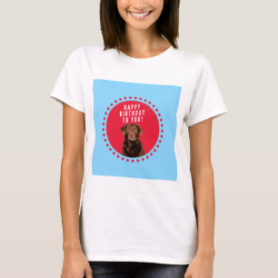 T-shirt Nouvel anniversaire joyeux du chien de triever Bro