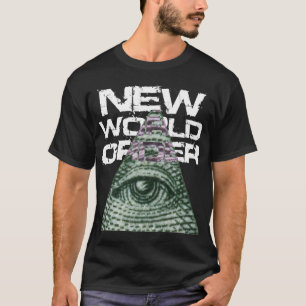 T-shirt Nouvel ordre mondial tout l'oeil voyant