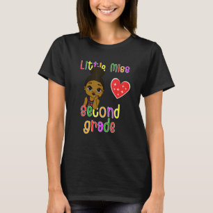 T-shirt Nouvelle 2e catégorie mignonne fille noire avec Af