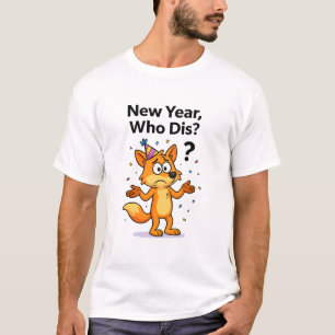 T-shirt Nouvelle Année, Qui Est Là ? – Dessin Animé de Ren