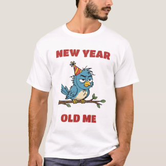 T-shirt Nouvelle année, vieux moi