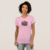 T-shirt Nouvelle conception tragique d'écho de dames (Devant entier)