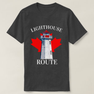 T-shirt Nouvelle-Écosse 902 Phare route Peggy's Cove