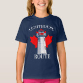T-shirt Nouvelle-Écosse 902 Phare route Peggy's cove Sw (Devant)