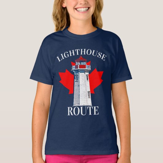 T-shirt Nouvelle-Écosse 902 Phare route Peggy's cove Sw (Devant)