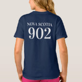T-shirt Nouvelle-Écosse 902 Phare route Peggy's cove Sw (Dos)