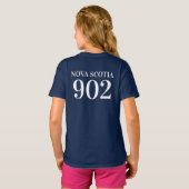 T-shirt Nouvelle-Écosse 902 Phare route Peggy's cove Sw (Dos entier)