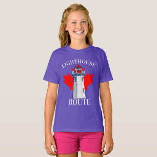 T-shirt Nouvelle-Écosse 902 Phare route Peggy's cove Sw