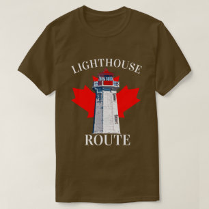 T-shirt Nouvelle-Écosse 902 Phare route Peggy's Cove T-