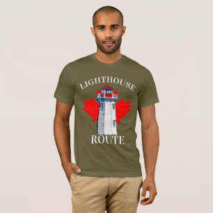T-shirt Nouvelle-Écosse 902 Phare route Peggy's Cove T-