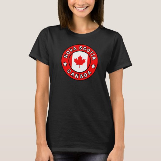 T-shirt Nouvelle-Écosse Canada (Devant)