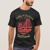 T-shirt Nouvelle-Écosse Halifax et Dartmouth Bestfriends r (Devant)